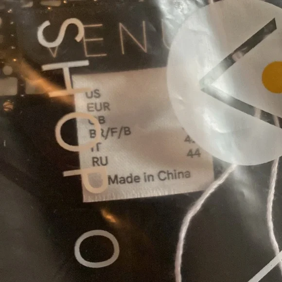 Venus NWT in bag bling tuxedo dress size 6 left - Picture 7 of 8